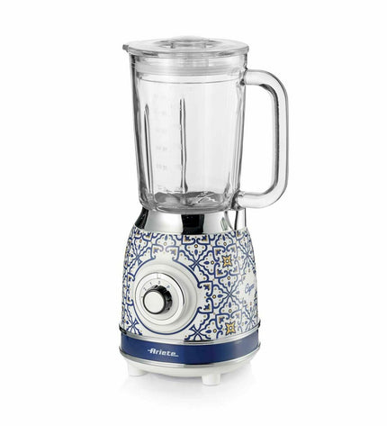 Ariete Capri 1000W kitchen mixer with a 1.5L transparent mixing bowl and sleek stainless steel finish.