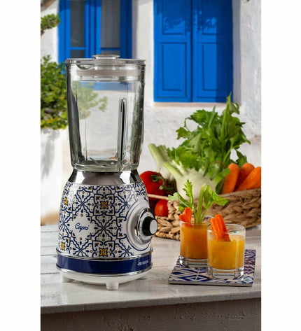 Ariete Capri mixer with 1000W motor and 1.5L mixing bowl, compact electric kitchen appliance for baking and cooking.