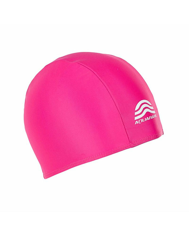 Fuchsia Aquarapid BASICJR/F youth sports and outdoor waterproof swim cap for watersports, designed for kids.