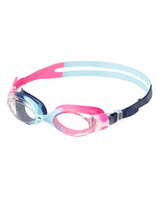 Pink Aquarapid whale swimming goggles for watersports, one size fits all, designed for outdoor aquatic activities.