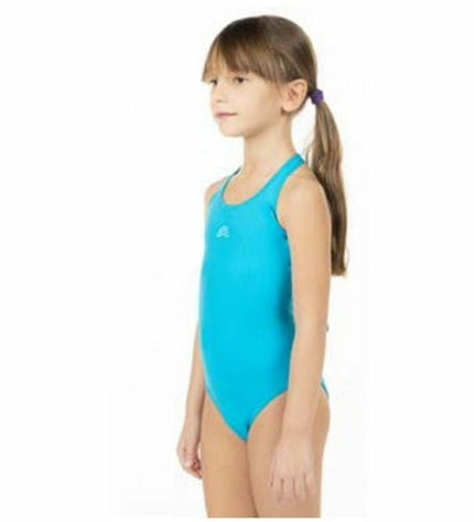 Girls' Aquarapid Aquilyj water swimsuit, sporty design, suitable for outdoor watersport activities.
