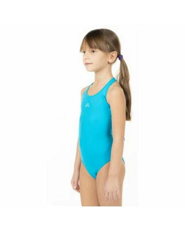 Girls' Aquarapid Aquilyj water swimsuit, sporty design, suitable for outdoor watersport activities.