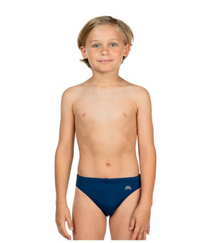 Kinderbadpakken Aquarapid mystic dark blue swim costume for kids, suitable for watersport and outdoor swimming activities.