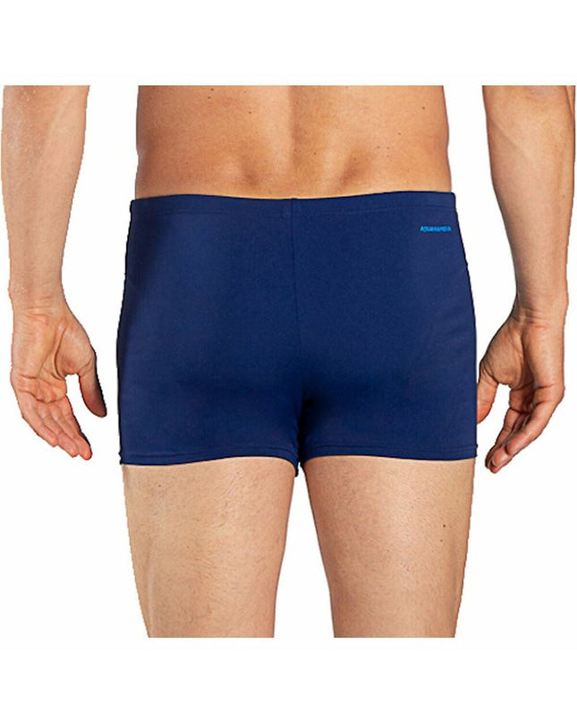 Blue men's Aquarapid swim brief for water sports, featuring a sleek, quick-drying design suitable for outdoor swimming activities.