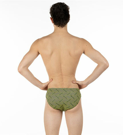 Men's Aquarapid Nix green swim trunks for water sports, featuring a sporty design and quick-drying fabric.