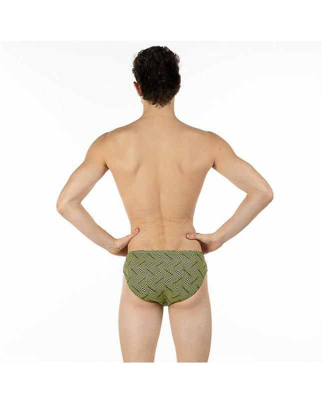 Men's Aquarapid Nix green swim trunks for water sports, featuring a sporty design and quick-drying fabric.