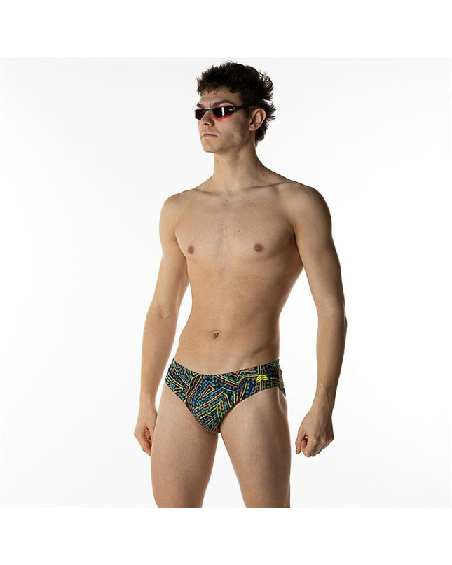 Black men's Aquarapid swim shorts for water sports, featuring a sporty design and comfortable fit.