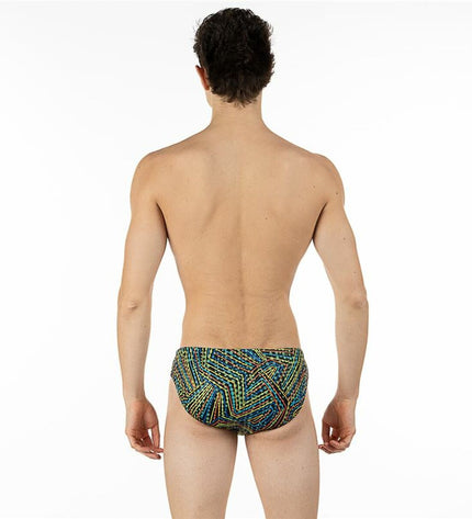 Black men's Aquarapid Nix swim trunks for sports and watersports, shown on a model in a pool setting.