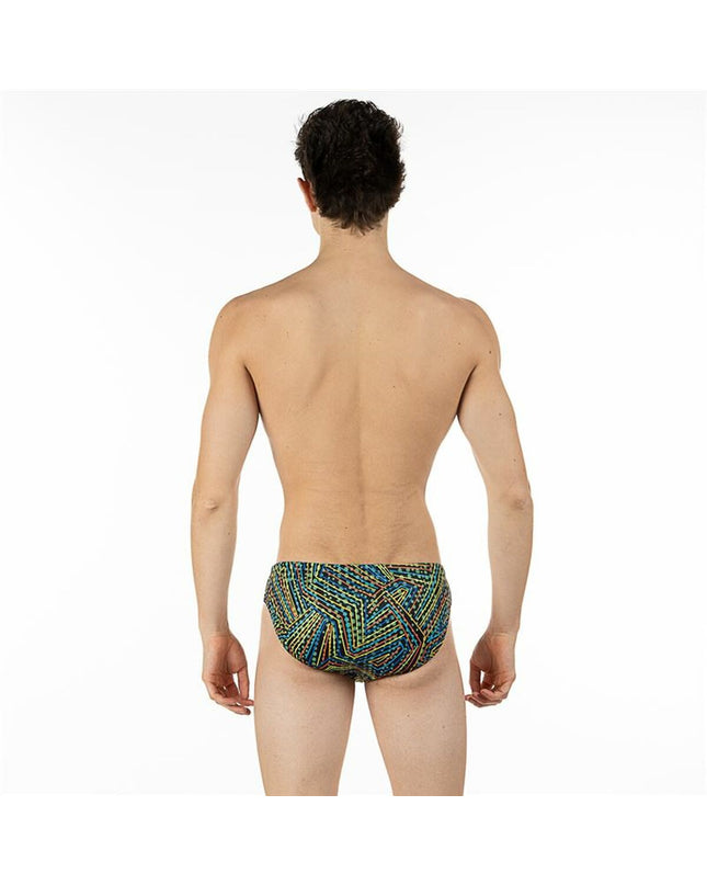Black men's Aquarapid Nix swim trunks for sports and watersports, shown on a model in a pool setting.