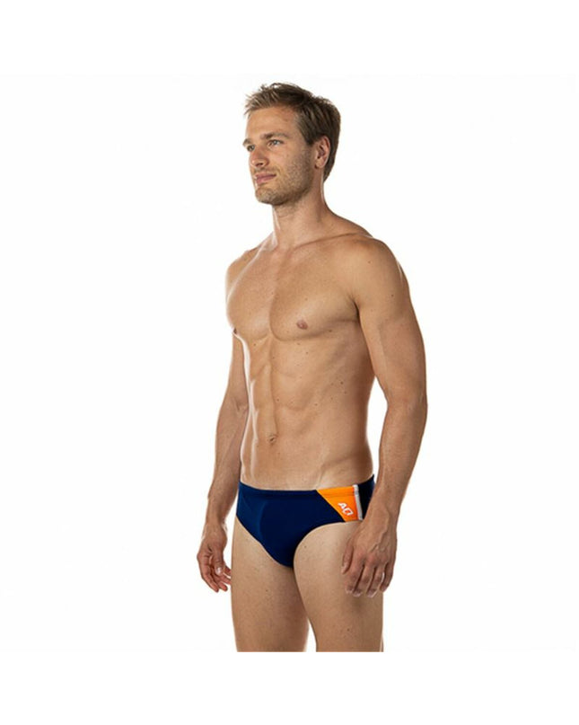 Aquarapid men's marine blue water sports slip, designed for swimming and outdoor aquatic activities, featuring a snug fit and durable fabric.