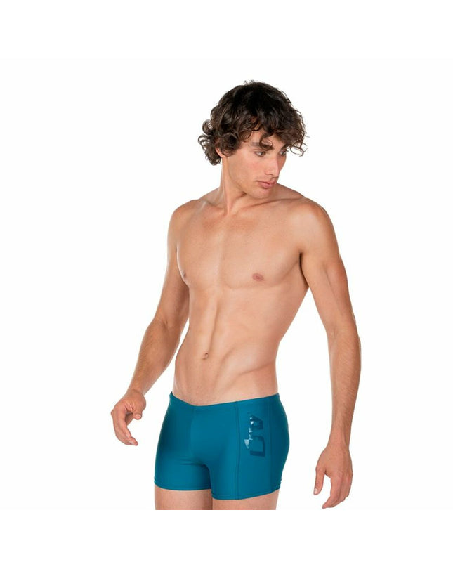 Men's Aquarapid Pacher blue swim shorts for water sports, featuring a comfortable fit and quick-drying fabric.