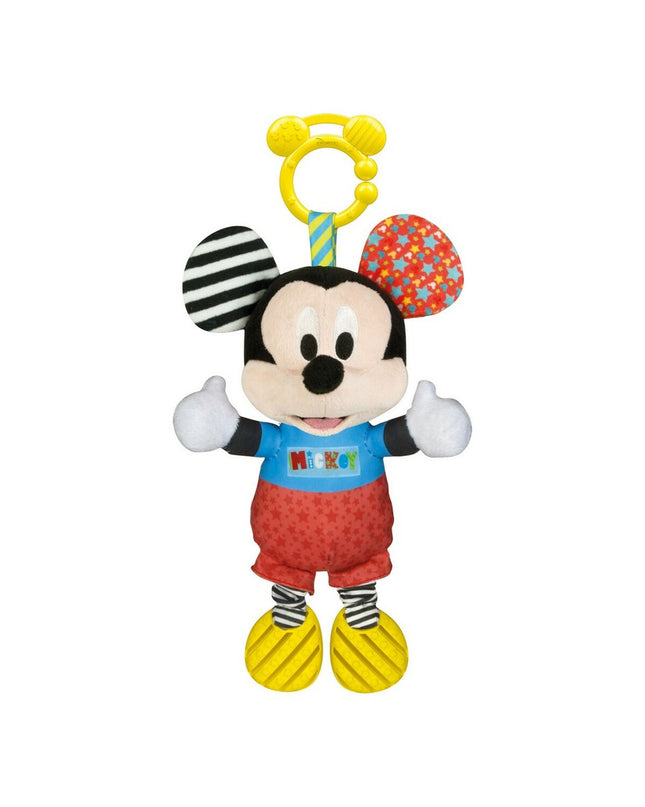 Mickey Mouse baby rattle teething toy with colorful design, measuring 18x28x11 cm, suitable for young children.