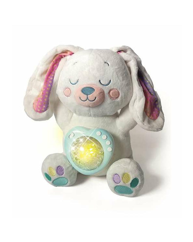 Soft baby activity toy Clementoni Konijn with plush texture, designed for infants to explore and play.