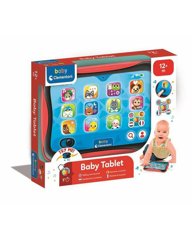 Clementoni Magisch Schoolbord for creative activities, featuring colorful drawing and writing tools on a smooth surface.