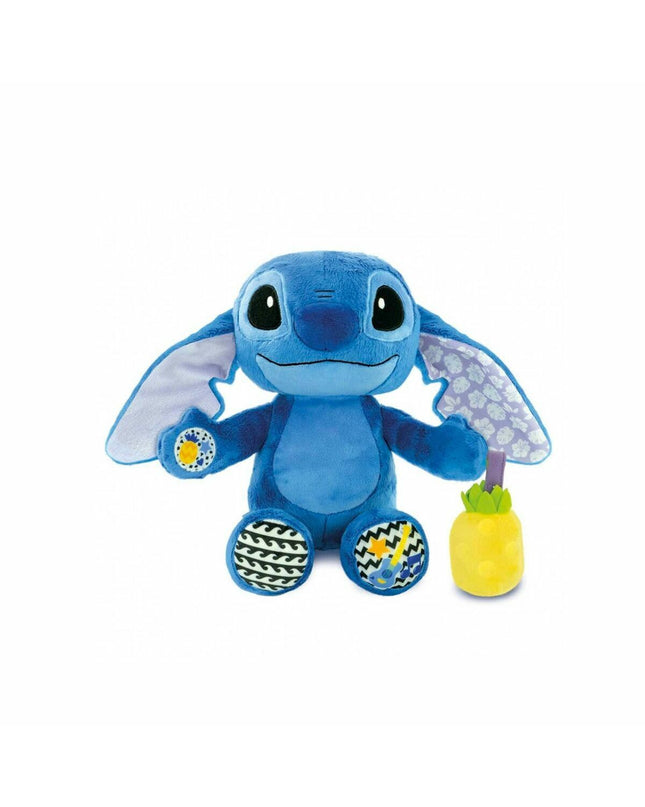 Multicolored Stitch plush toy with sound, soft stuffed animal from Stitch brand, perfect for children.