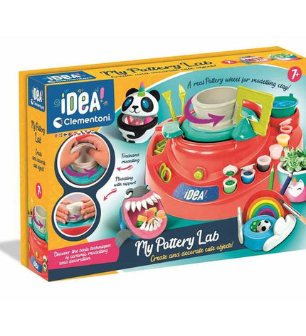 Clementoni modeling clay for kids, colorful play dough in various shades, suitable for creative craft activities.