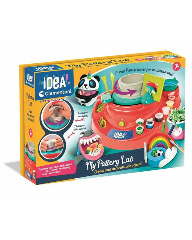 Clementoni modeling clay for kids, colorful play dough in various shades, suitable for creative craft activities.