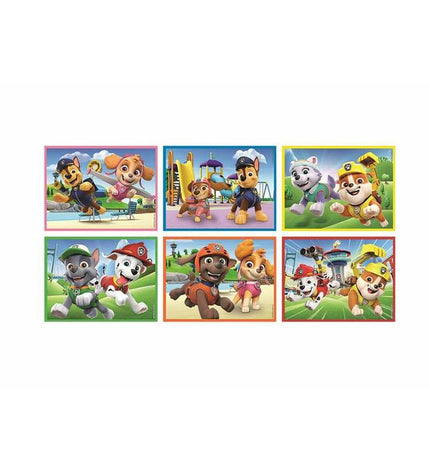 Colorful wooden Paw Patrol children’s puzzle featuring characters from The Paw Patrol, designed for young kids’ play and learning.