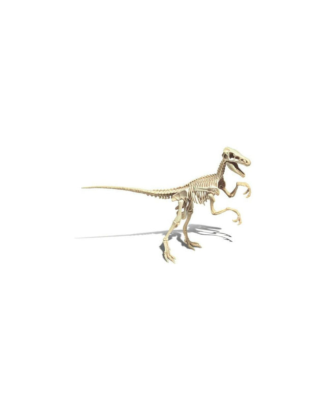 Clementoni Archéo Ludic Velociraptor science game for education and play, featuring colorful dinosaur figurines and learning materials.