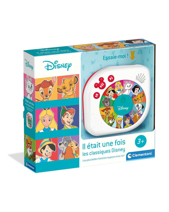 Clementoni Disney baby toy with colorful blocks in a 26x7x29 cm and 28x25x6 cm size, designed for young children.