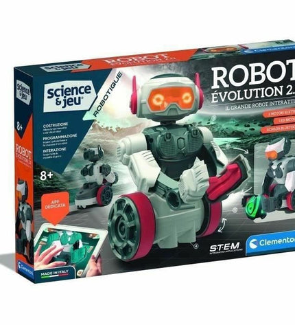 Clementoni Robot Clementoni Evolution 2.0 electronic toy with colorful design, interactive features, and robotic parts.