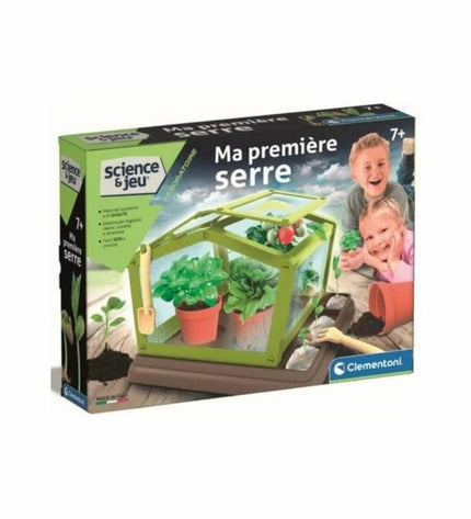 Clementoni children's tool set with toy hammer, screwdriver, and accessories for pretend play and imiteerspelletjes.
