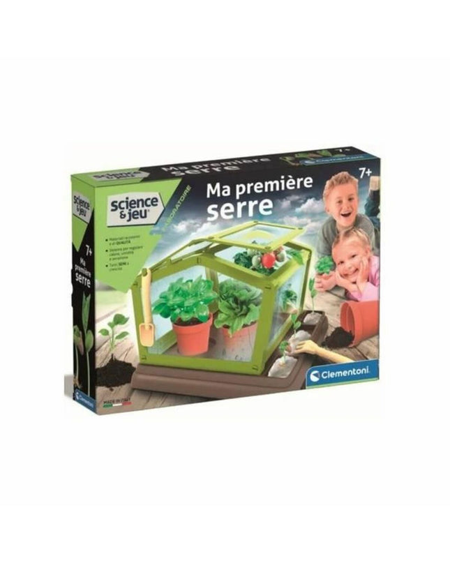 Clementoni children's tool set with toy hammer, screwdriver, and accessories for pretend play and imiteerspelletjes.