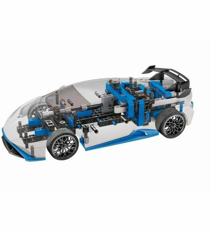 Clementoni Lamborghini Huracan STO remote control police car toy with detailed design and vibrant colors.