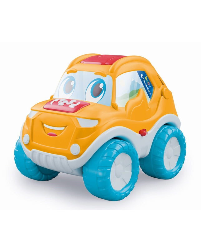 Clementoni remote control police car toy from Galipette collection, detailed plastic vehicle for kids' play and imagination.