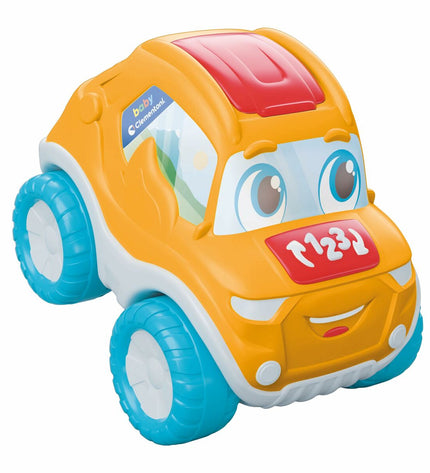Clementoni police car remote control toy from Galipette series, detailed green and black vehicle for children to play with.