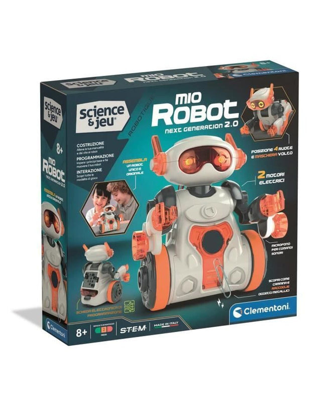 Clementoni Robot electronic toy with sensors and interactive features, designed for children’s playful learning and fun.