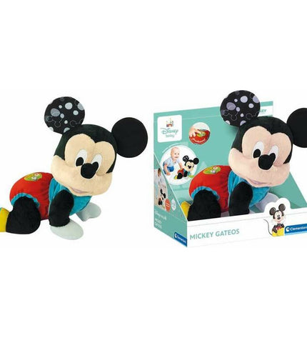 Soft Mickey Mouse plush toy from Disney, featuring a cuddly plush design perfect for children and collectors.