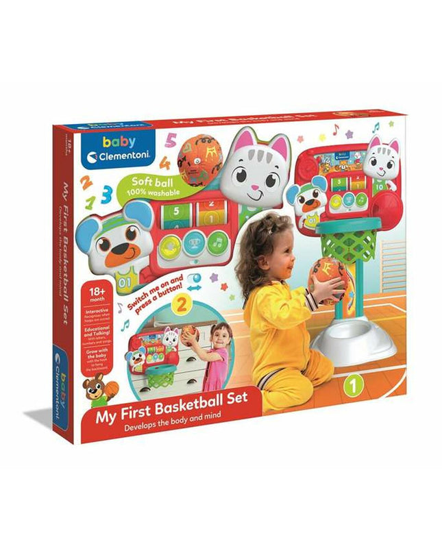 Clementoni interactive baby toy for young children, colorful plastic design with buttons and playful features for early learning.