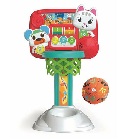Colorful Clementoni interactive baby toy designed for young children, featuring bright shapes and engaging textures.