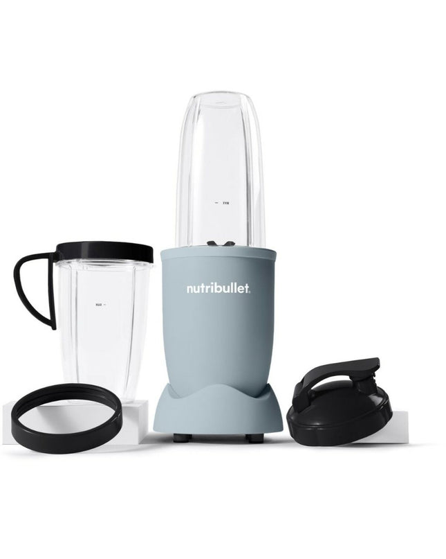 Nutribullet NB907MASL 900W blender with 946ml capacity, compact electric kitchen appliance for smoothies and blending.