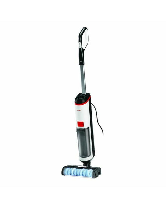 POLTI RollySteam WD10 steam cleaner with handle and attachments for home cleaning and floor maintenance.