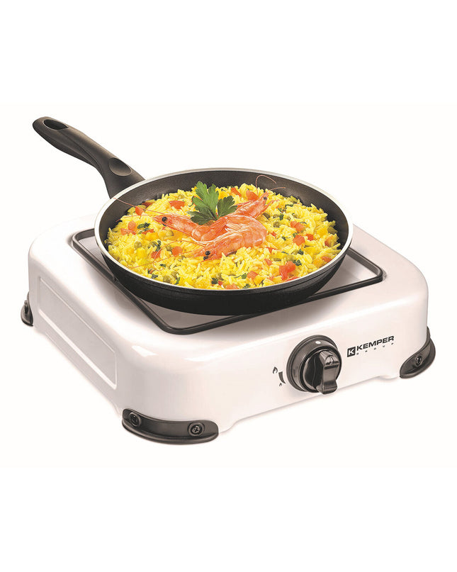 Kemper portable camping gas stove with 27x30x9 cm size, ideal for outdoor cooking during camping and hiking adventures.