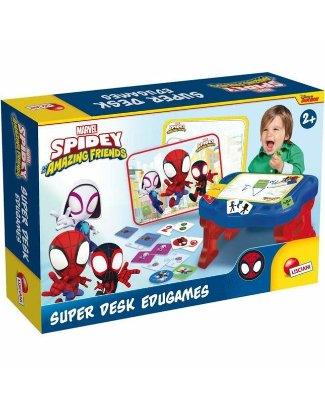 Lisciani Giochi Spidey Super desk toy, educational and fun Spider-Man themed playset for kids.