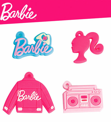 Set of 12 Barbie plastic reusable shopping bags, 19x12x7 cm, colorful toy imitation shopping bags for pretend play.