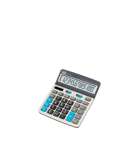 Gray Trevi EC 3780 calculator with large display and keypad, suitable for office use.