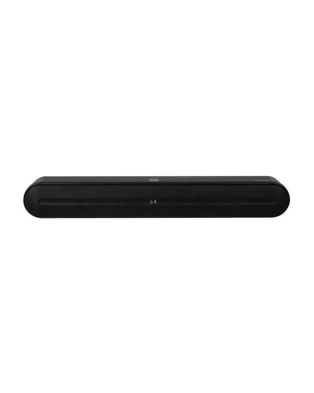 Trevi SB 8316 soundbar for TV, 60W, black electronic audio device with sleek design and multiple input ports.