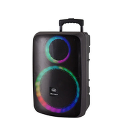 Trevi XF 1250 KB portable speaker system with black design, buttons, and speaker grille, ideal for audio and hifi entertainment.