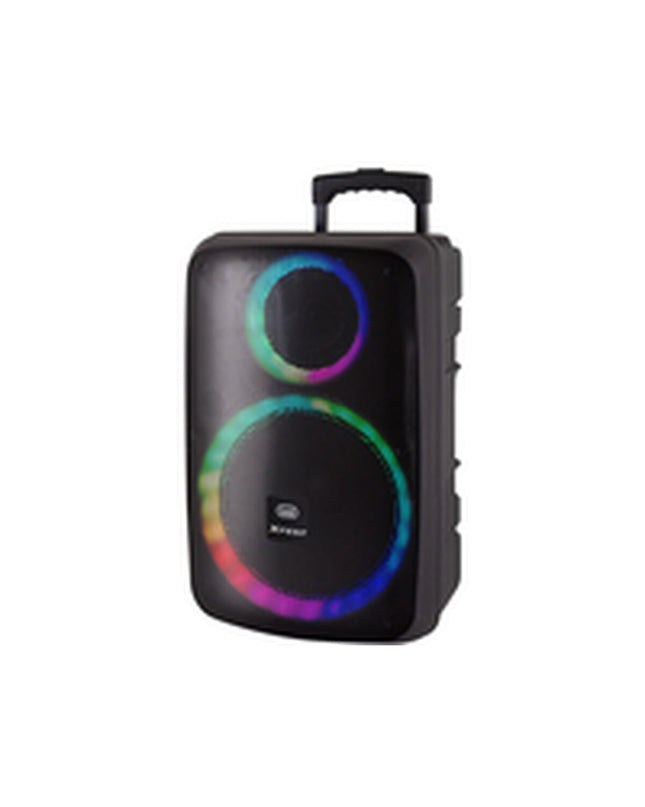 Trevi XF 1250 KB portable speaker system with black design, buttons, and speaker grille, ideal for audio and hifi entertainment.