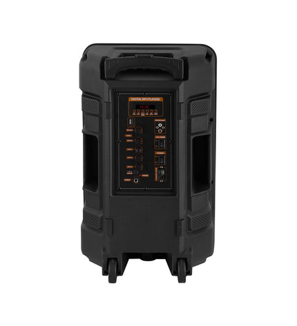 Portable Trevi XF 1250 KB speaker system with black casing, buttons, and speaker grille, suitable for audio and hi-fi use.