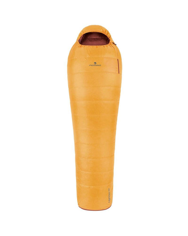 Ferrino Lightech 500 sleeping bag for outdoor camping and hiking, lightweight duvet designed for outdoor adventures.