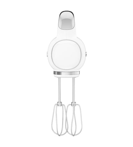 Smeg HMF01WHEU small kitchen blender and dough mixer with white body and 250W power, compact electric kitchen appliance