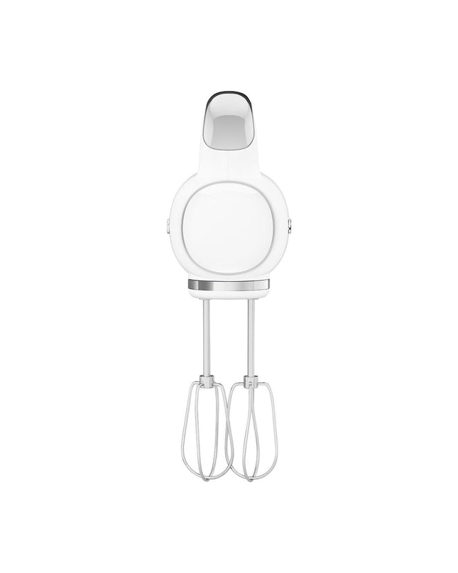 Smeg HMF01WHEU small kitchen blender and dough mixer with white body and 250W power, compact electric kitchen appliance