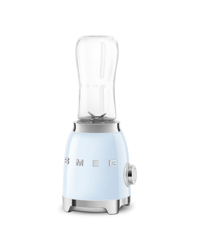 Smeg PBF01PBEU blue 300W hand mixer with beaters for home cooking and small kitchen appliances.