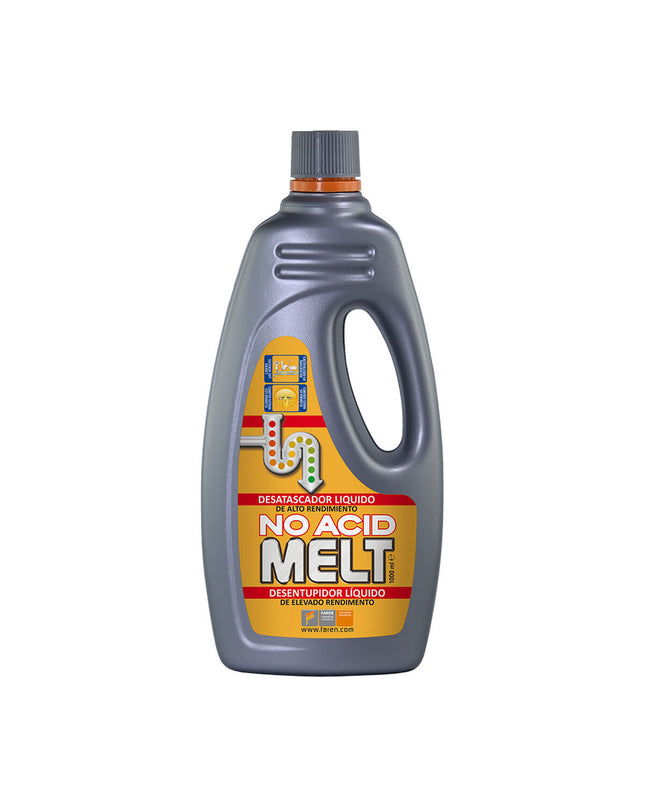 Faren Plunjer Melt Zuurvrij 1L, household cleaning tool with a flexible plunger and container, ideal for kitchen and home cleaning.