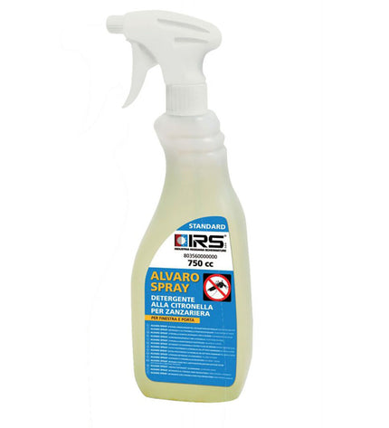 IRS Vloeibaar wasmiddel Citronella 750ml for home cleaning, showing a clear bottle with yellow liquid and citrus label.